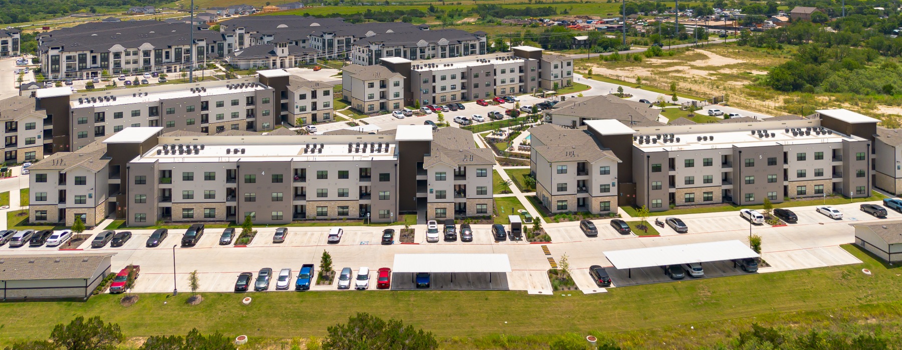 The Amber Gated Community with Carports